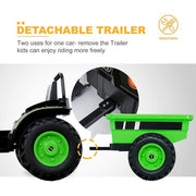 2023 6v Tractor Powered Ride-On with Detachable Wagon